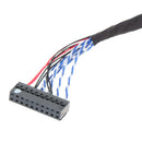 DF14 20Pin 20-20 Signal 8 Bit LCD Screen Driver Board Line LVDS Screen Cable  Kw