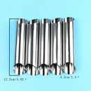 12Pcs/Set Croissant Mold Stainless Steel Cannoli Form Horn Molds Cannoli Tu