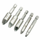 5Pcs Screw Extractor Drill Bit tool Broken Damaged Bolt Remover set Newest Use