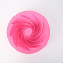 Silicone Swirl Cake Bakeware Mold Non stick Ring Pan Chocolate Baking Mould Tool