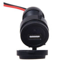 Moto Charger USB 12V Cigarette Lighter Black Waterproof