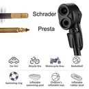 Bike Pump Mini Bike Floor Pump Foot Activated Bicycle Air Pump and Aluminum