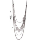Bohemian Leaves Multi-layer Long Necklace Pendant Chain Fashion Jewelry 3C