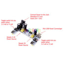 MB102 Breadboard Protoboard Power Supply Module 3.3V 5V + 65PCS Jump Wires