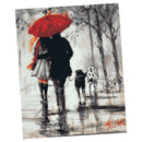 DIY Painting By Numbers Kit Frameless Paint Canvas Picture Walk In the Rain