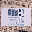 Christmas Transparent Seal Stamp for DIY Scrapbooking Paper Stencils (Seal)