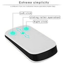 2.4G Wireless Press Ultra-Thin Mouse, 1200DPI Optical Computer Ergonomic US P9I7