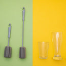 2Pc Sponge Brush Milk Bottle Cup Glass Washing Cleaning Kitchen Cleaner Too K5U8