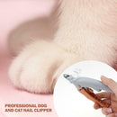 Professional Pet Cutter Dog Cat Nail Clipper Beauty Scissors LED Lighting