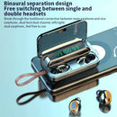 Mini Invisible Wireless Earbud Headphones Stereo HiFi with Mic for Sports