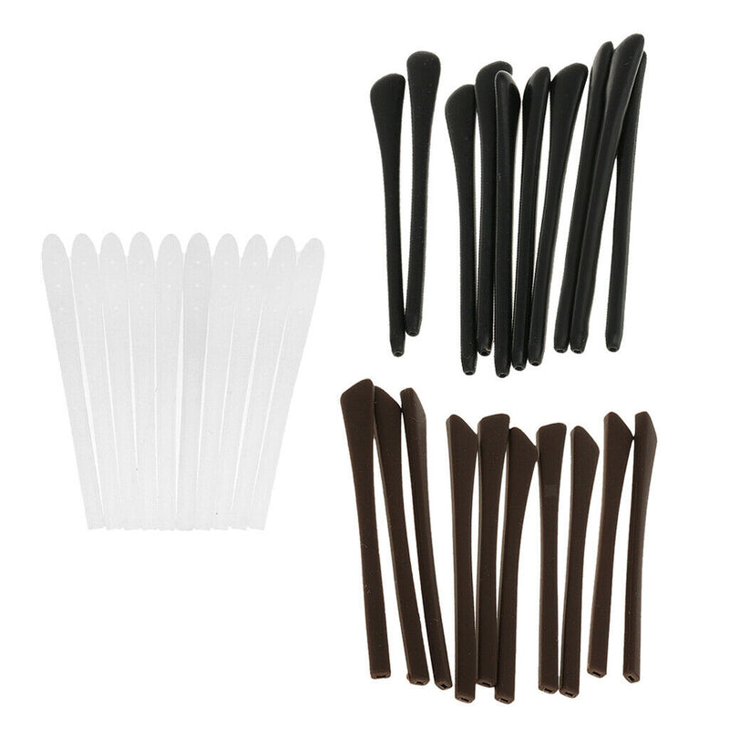 30 Pieces Expandable Eyeglasses Spectacle Frames Temple End Tips Grips Tubes
