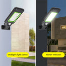 Solar Street Light Human Body Sensor Wall Lamp (72LED+Remote Control)