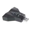 USB Port PC Universal Dual Channels Analog 7.1CH Sound Card Audio Adapter