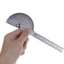Stainless steel 180 degree protractor angle finder arm measuring ruler t %ã€Š