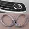 ABS Chrome Front Fog Light Cover Trim Ring Fit for Audi Q5 2010-2012 Foglight