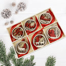 DIY Christmas Hanging Snowflakes Star Tree Wooden Pendant Ornament (18pcs) A