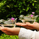 Bird Glass Vase Bottle Terrarium Hydroponic Container Pot Flower Diy Table