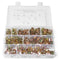 160pcs 6-17mm Spring Clips Vacuum Hose Fuel Line Water Pipe Air Tube Clamps