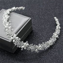 Luxury Crystal Bridal Hair Pearls Wedding Hair Jewelry Accessories Headpiece ^