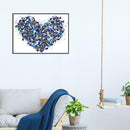5D DIY Full Drill Diamond Painting Novelty Heart Cross Stitch Embroidery