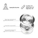 stainless steel coffee pod capsule for caffitaly cafissimo tchibo