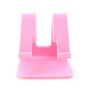 Universal Plastic Desktop Holder Tablet Mobile Phone Stand Bracket (Pink) A