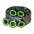 High  Longboard Skateboard Black Wheels With  Abec 9 Bearings Spacers