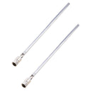 2x Telescopic Antenna 7 Sections Fit for All the F Connector of FM Radio / DAB /