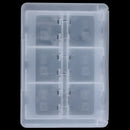 24 in 1 SD TF MMC 3 DS Game Card Memory Card for Card Adapter, Clear Plasti
