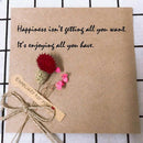 100Pcs/Set Retro Folding Kraft Paper Confetti Cone Bouquet With Ropes Weddi P9A9