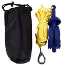 4-tine Rowing Boats Folding Anchor Small Boat Anchor Marine Rope Kit for Ka Y9V5