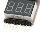 5X 1-8S Indicator RC Lipo Battery Tester Low Voltage Buzzer Alarm