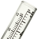 5'' Pro Capacity Glass Rain Gauge Replacement Tube Outdoor Garden Yard Home 1pc;