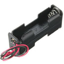 2Pcs Wire Leads Battery Holder Cell Case Box For 2X Series AA Batteries 3V New