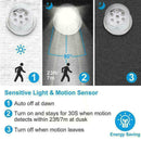 7 LED Light Wireless Motion Activated Detector Auto E7Z4 Battery Powered J7T1