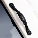 Matte Black Zinc Alloy Pull Handle For Drawer Kitchen Cabinet Hardware 147mm