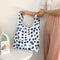 Ink Print Handbag Women Reusable Daily Portable Lady Large Shopping Totes