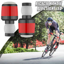1Pair Safety Bike Handle Bar Grip End Plug LED Light Cycling Warning Lamp