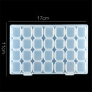28 Slots Nail Art Storage Box Plastic Transparent Display Case Organizer Hol Gn