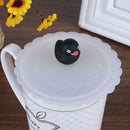 Transparent Duck Silicone Insulation Cup Cover Tea Coffee Sealing Lid Caps