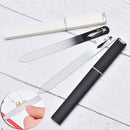 2x Durable Glass Nail File Manicure Polishing Buffer Sanding Nail Art Tool M&O