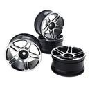 4-Pack Aluminum Alloy Wheel Rims for HSP HPI Team  Hongnor RC Drift Car