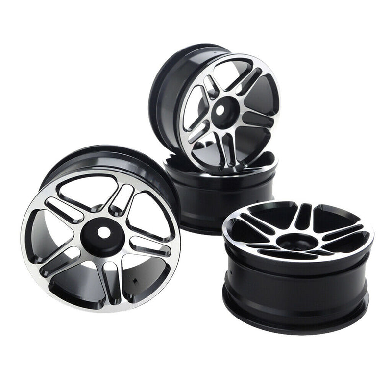 4-Pack Aluminum Alloy Wheel Rims for HSP HPI Team  Hongnor RC Drift Car