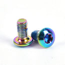 12pcs M5x10mm Disk Brake Rotor Bolts Titanium Bike Brakes Disc Rotor ScrewB Gw