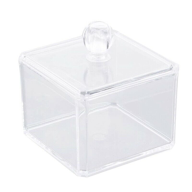 Makeup Organizer Bathroom Storage Cotton Buds Dispenzer Cotton Swabs Holder J2J9