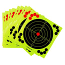 10 Lot 12inch Self-Adhesive  Targets Glow Fluorescent Paper Target
