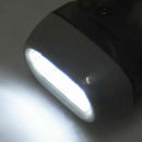 3 LED Dynamo Wind Up Flashlight Torch Light Hand Press Camping grey U8N4