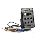 Fishman 4 Band 301 EQ Tuner Piezo Mic Presys Blend Acoustic Guitar Pickup Preamp