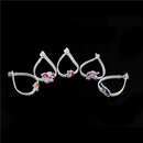 10pcs unicorn rubber bangle bracelet birthday party for kids wristband decor Z