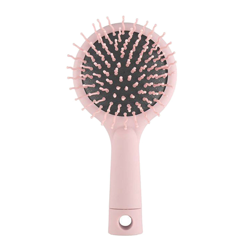 Mini Portable Pocket Comb Travel Massager Hair Brush Anti-Tangle for Women
